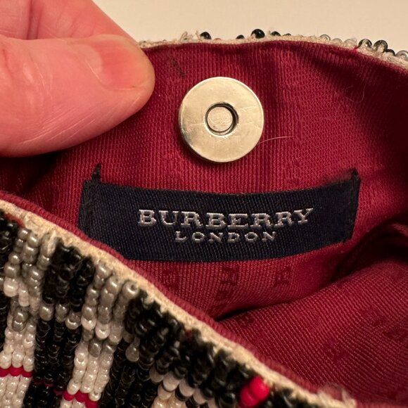 Burberry beaded absolutely stunning evening bag with beaded strap - Picture 5 of 8